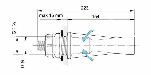 Pièces agricoles - Pièce Pulvérisateur - Venturi 5 mm