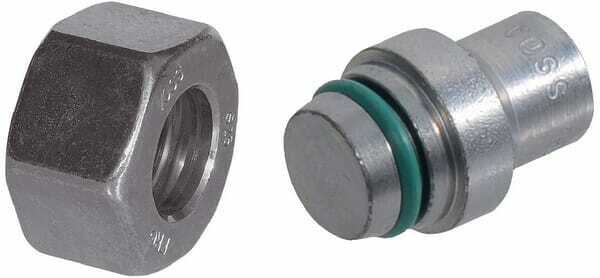 Pièces agricoles - Hydraulique - Bouchon+écrou raccord 14S