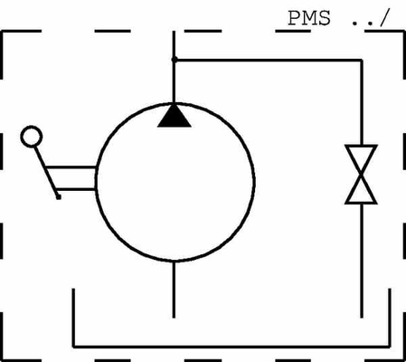 Pièces agricoles - Hydraulique - Pompe à main 45cc avec limiteur de pression