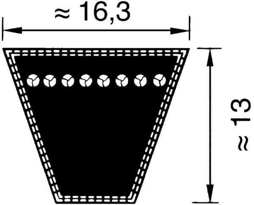Pièces agricoles - Transmission - Belt