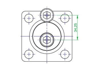 Pièces agricoles - Hydraulique - Vérin changement rapide CW10