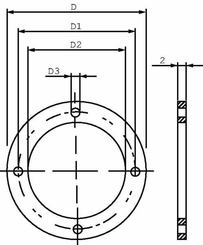 Pièces agricoles - Hydraulique - Garniture