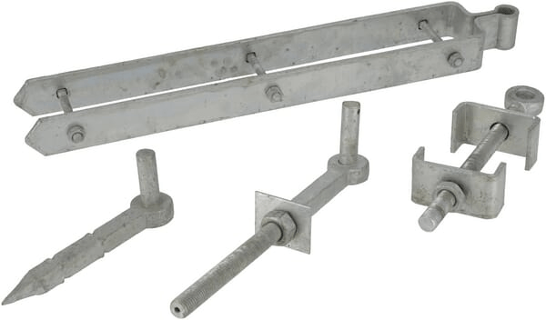 Pièces agricoles - Fasteners - Charnières de barrière de champ - jeu de 77 mm
