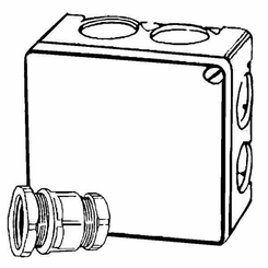 Pièces agricoles - Electricité - Diviseur de câble IP65 + écrou