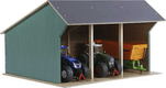 Hangar de ferme bas 1:32