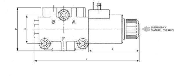 Pièces agricoles - Hydraulique - Valve 3/2 24VDC FP-D1-3-E-G3/8-3A-I-B-A