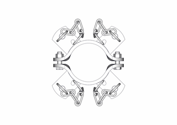 Materiels - Matériel d'élevage - autre - BRIDE RONDE 4D D.102MM