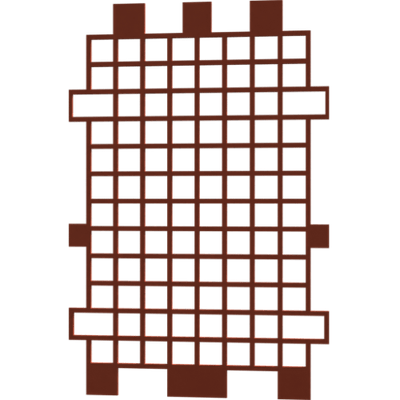 Pièces agricoles - Pièce Semoir - Inlaid écran d’engrais réservoir peint