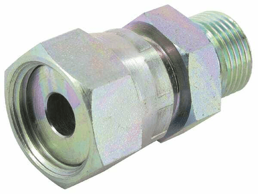 Pièces agricoles - Hydraulique - Nipple M/Fm 3/8" BSP x 13/16"