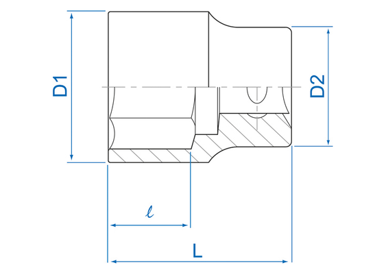 Outils - Outils divers - Douille 1/2" 18mm