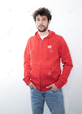 Pièces agricoles - Merchandising - sudadera roja con capucha hombres, xl
