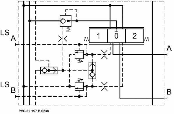 Pièces agricoles - Hydraulique - Module de base PVB 157-B-6238