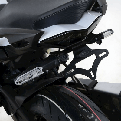 Pièces Quad & Motos - Equipement véhicule - Support de plaque R&G RACING noir Kawasaki Ninja 1000SX