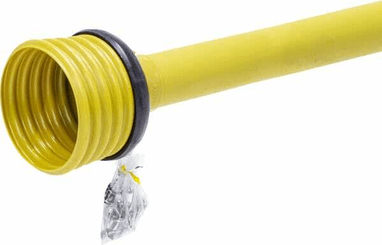 Pièces agricoles - Transmission - Protection de transmission moitié extérieure - standard SD05 Ø135 tube ØØ57/52.5, L : 1500mm Walterscheid