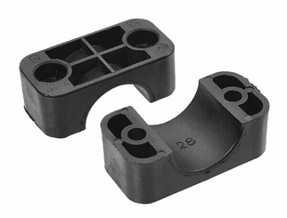 Pièces agricoles - Hydraulique - Demi-coq.noire lisse A4 28mm