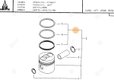JEU DE 3 SEGMENTS Deutz-Fahr origine