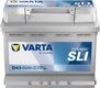 Battery 12V 60Ah 540A D43 VARTA Dynamic SLI