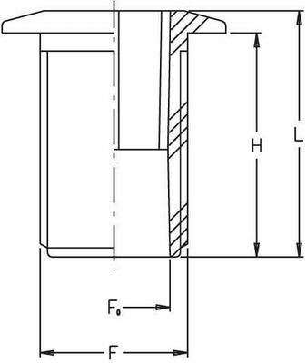 Pièces agricoles - Pièce Pulvérisateur - Sortie de réservoir 1" x 50 mm