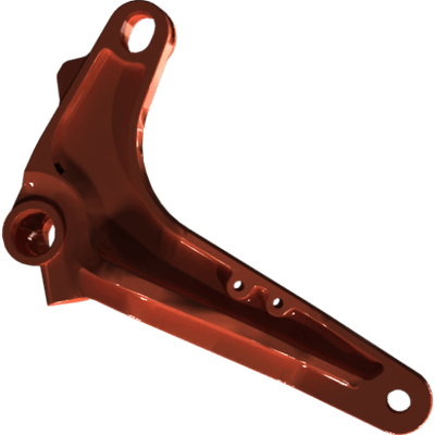 Pièces agricoles - Pièce divers - Guide d’essieu moulé à gauche usiné