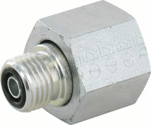 Pièces agricoles - Hydraulique - Adaptateur M/F tournant 1"ORFS