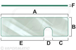Pièces agricoles - Tracteur pièce adaptable - Verre