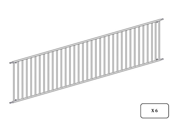 Materiels - Matériel d'élevage - autre - PACK DE 6 SEPARATION CHEVRE 4M