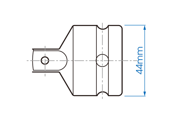 Outils - Outils divers - Adaptateur 3/4F X 1/2M choc