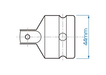 Outils - Outils divers - Adaptateur 3/4F X 1/2M choc