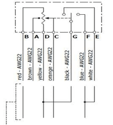 Pièces agricoles - Electricité - Joystick 25-75 % Vdc (R5k)