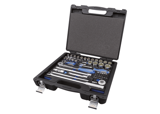 Outils - Outils divers - Coffret de douilles et accessoires1/4"et1/2" 6 pans EVAWAVE - 60pcs