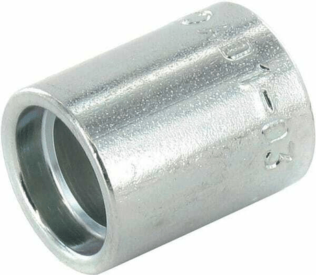 Pièces agricoles - Hydraulique - Jupe à sertir Ø19x24mm DN5 acier / zingué Alfagomma