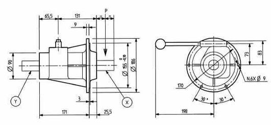 Pièces agricoles - Transmission - Embrayage 1 3/8" 6 cannelures