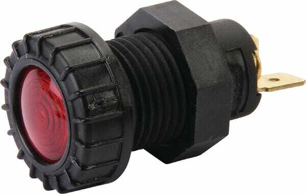 Pièces agricoles - Eclairage - Feu d'avertissement Halogène, rond, 12/24V, rouge, à boulonner, borne à lame, Hella