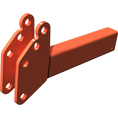 Pièces agricoles - Pièce divers - Partie repliable herse soudée -peint-