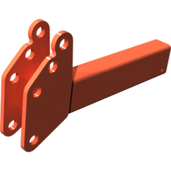 Pièces agricoles - Pièce divers - Partie repliable herse soudée -peint-