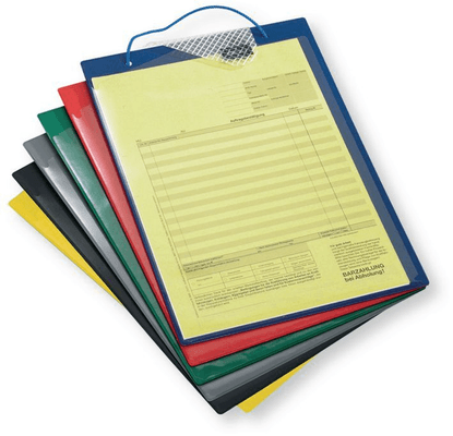 Automobile - Consommables et accessoires auto. - Porte-blocs noirs pour ordre de réparation livrés par 10 (par 1)