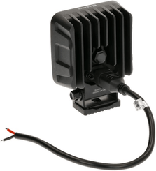 Pièces agricoles - Eclairage - Phare de travail LED, 90W, 6800lm, carrée, 12/24V, blanche, 108x120,7x52,7mm Deutsch prise, faisceau large, 18 LED