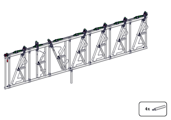 Materiels - Cornadis - PANNEAU SAFETY IV 7P./4.60M