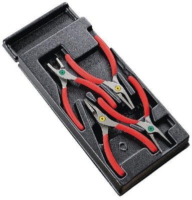 Outils - Outils divers - 4 pinces pour circlips