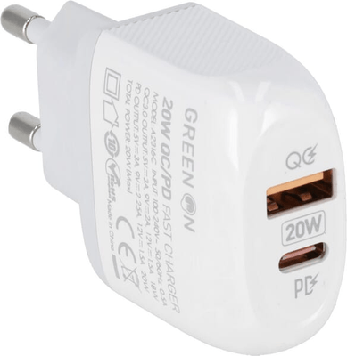 Pièces agricoles - Eclairage - Double chargeur 230V USB+USB-C