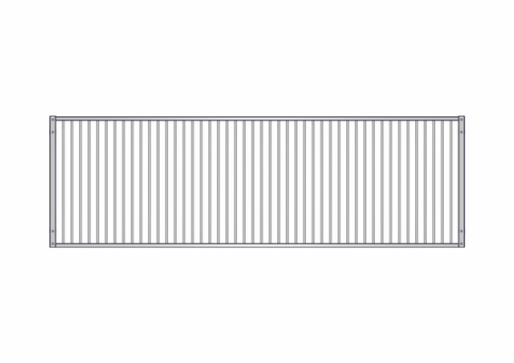 Accessoires et options matériel  - Matériel d'élevage - autre - GRILLE HAUTE DE BOX BARREAUDEE L.3.50M