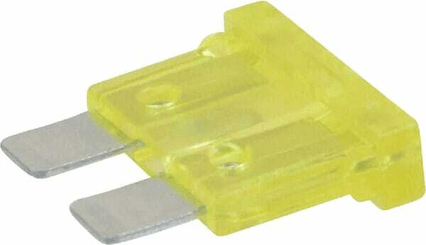 Pièces agricoles - Eclairage - Fusible lame standard 20A longueur 20mm jaune pack 100x iMaXX