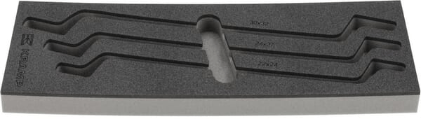 Outils - Outils divers - Insert en mousse pour jeu de clés polygonales doubles, 3 pièces (22-32 mm)