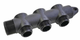 Raccord mâle 1" 3-voies 3/4"
