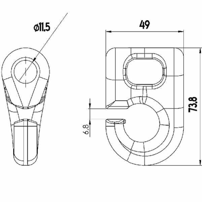 Pièces agricoles - Aménagements paysagers - Manille MR Ø 11,5 - SPEED SYSTEM