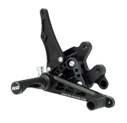 Pièces Quad & Motos - Equipement véhicule - Commandes reculées multi-positions R&G RACING noir Kawasaki ZX-10R