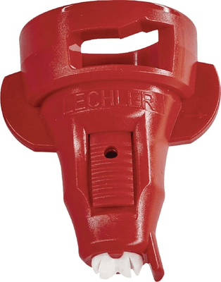 Pièces agricoles - Pièce Pulvérisateur - Buse à double jets plat IDTA 120° 4 rouge céramique Lechler