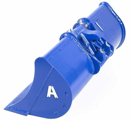 Pièces agricoles - TP pièce adaptable - Godet de curage type MORIN, M1/12, 1200mm