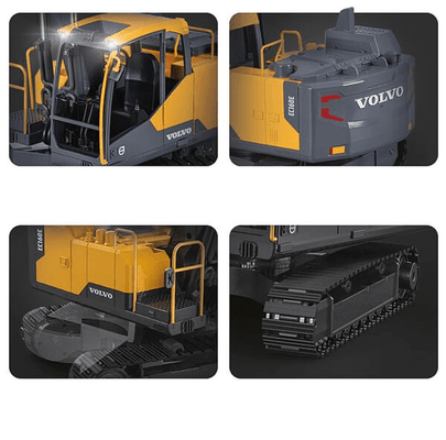 Loisirs - Jouets - DiggerVolvo EC160E Metal 1:16 avec grappin à obus et marteau de démolition