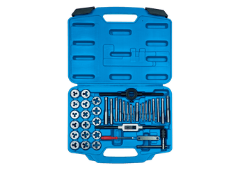 Outils - Outils divers - Coffret de tarauds, filières et porte-outils en pouces- 39 pièces